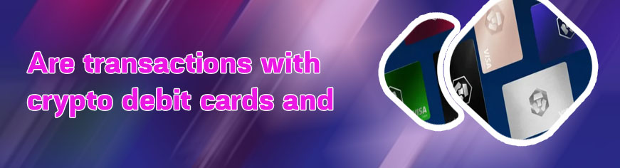 Crypto visa debit card